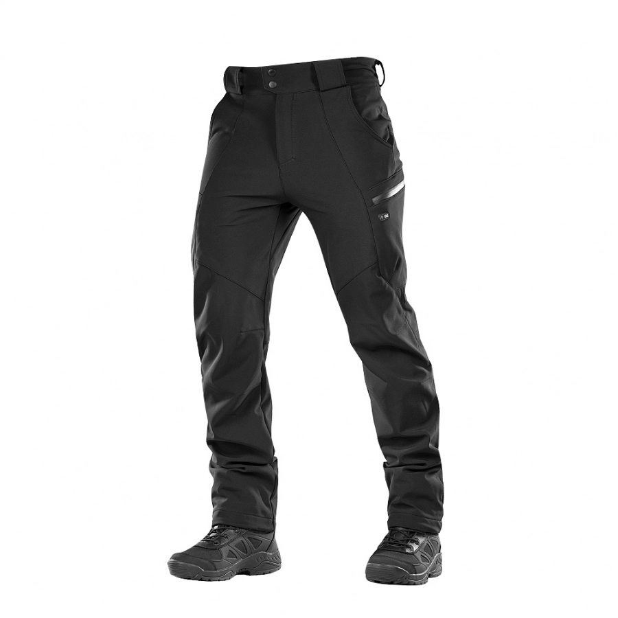 Spodnie trekkingowe M-Tac Soft Shell Winter czarne 1/6