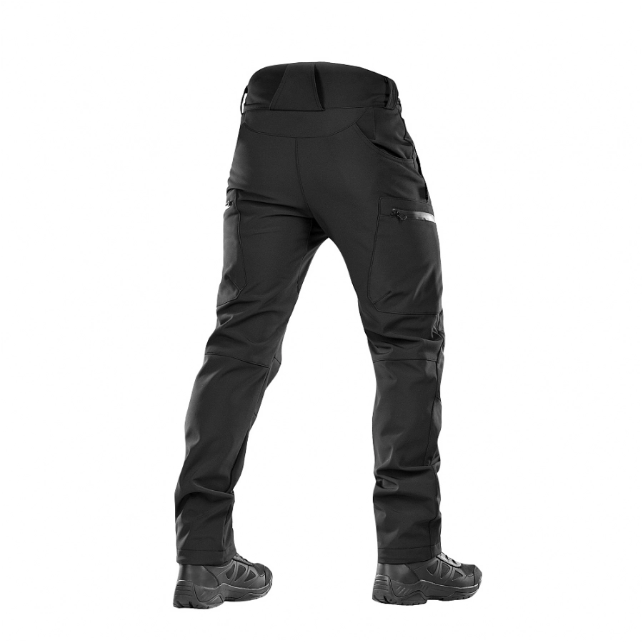 Spodnie trekkingowe M-Tac Soft Shell Winter czarne 4/6