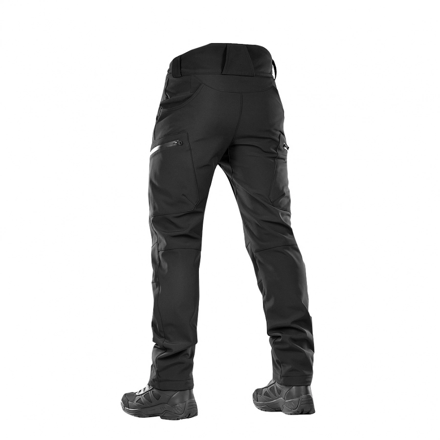 Spodnie trekkingowe M-Tac Soft Shell Winter czarne 3/6