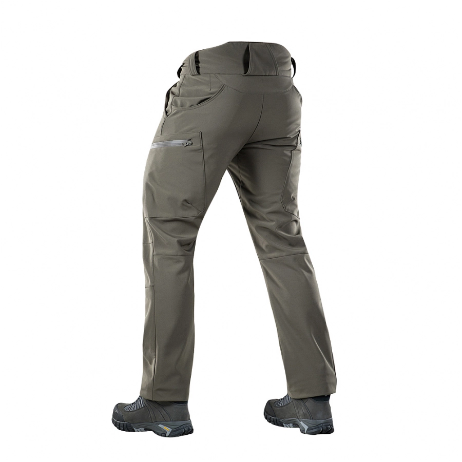 Spodnie trekkingowe M-Tac Soft Shell Winter oliwkowe 3/5