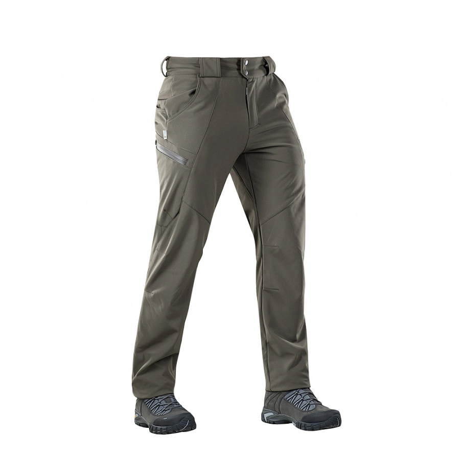 Spodnie trekkingowe M-Tac Soft Shell Winter oliwkowe 2/5