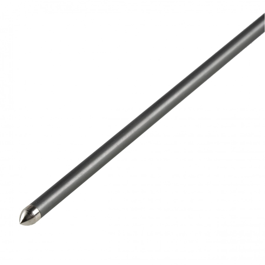 Strzała Poe Lang aluminiowa 29" grot tarczowy gładki szara 2/3