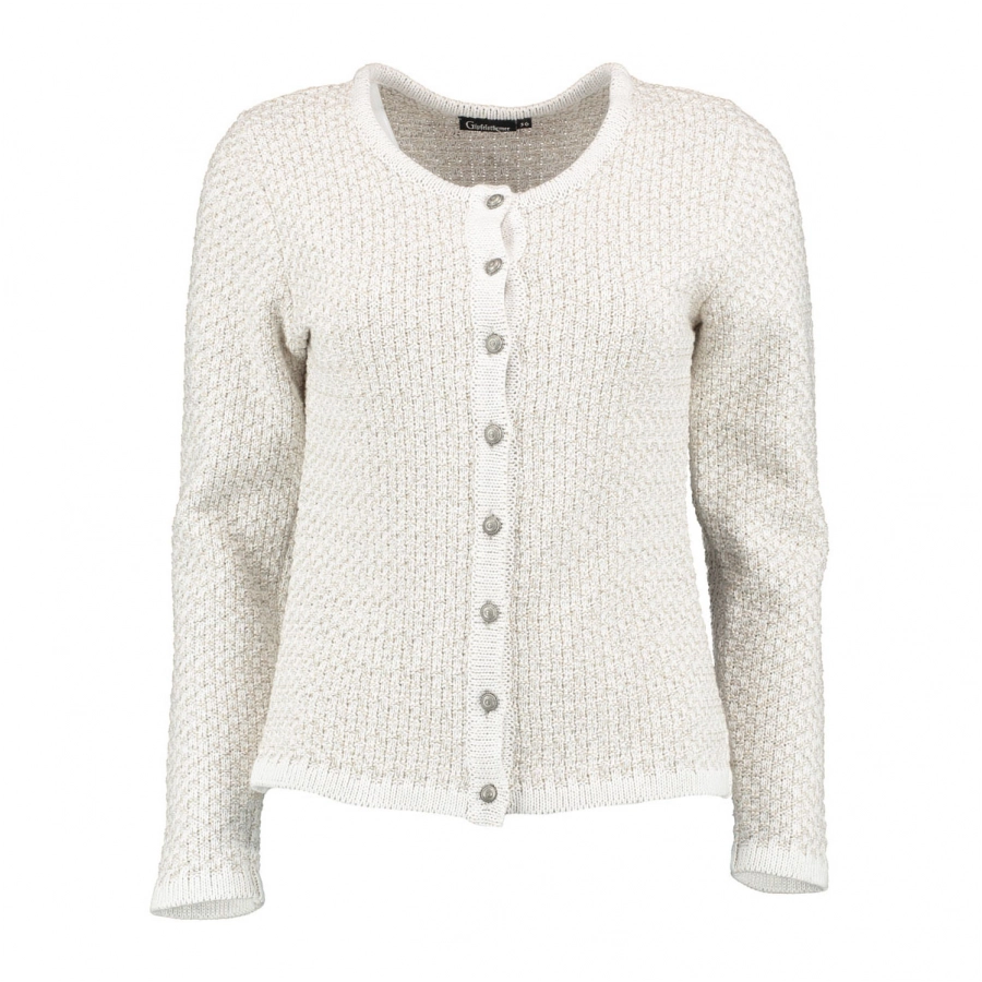 Sweter myśliwski damski OS-Trachten beżowy 1/2