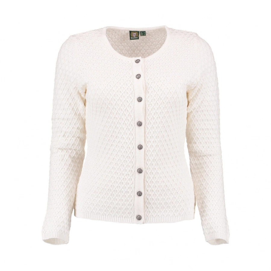 Sweter myśliwski damski OS-Trachten kremowy 1/3