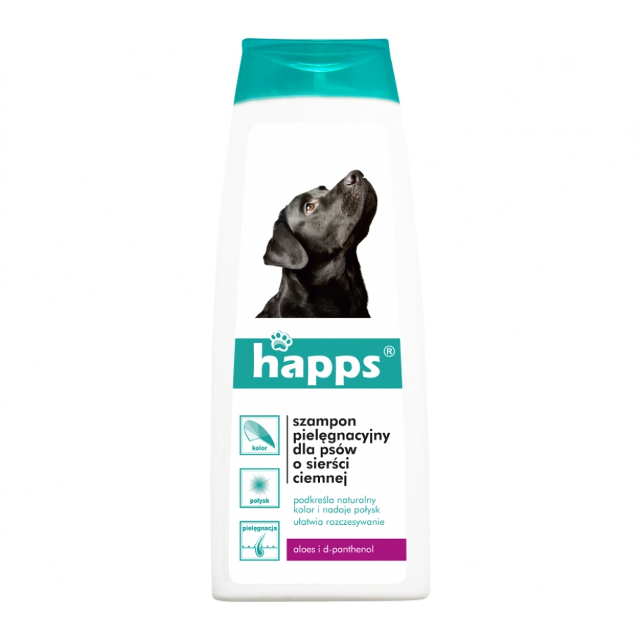 Szampon Happs dla psów o sierści ciemnej 200 ml 1/1