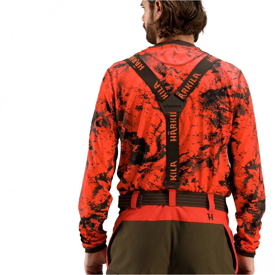 Szelki unisex Härkila Wildboar Pro Tech brązowo-pomarańczowe 2/5