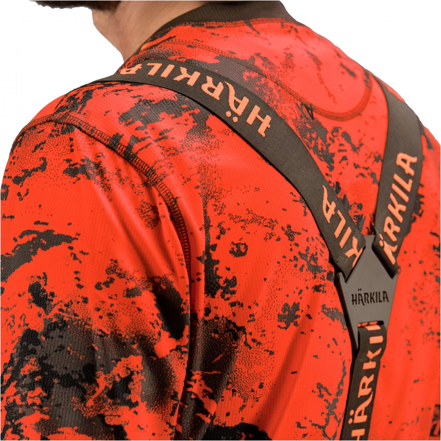 Szelki unisex Härkila Wildboar Pro Tech brązowo-pomarańczowe 3/5