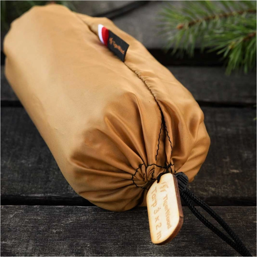 Tarp TigerWood 3 m x 2 m coyote 4/8