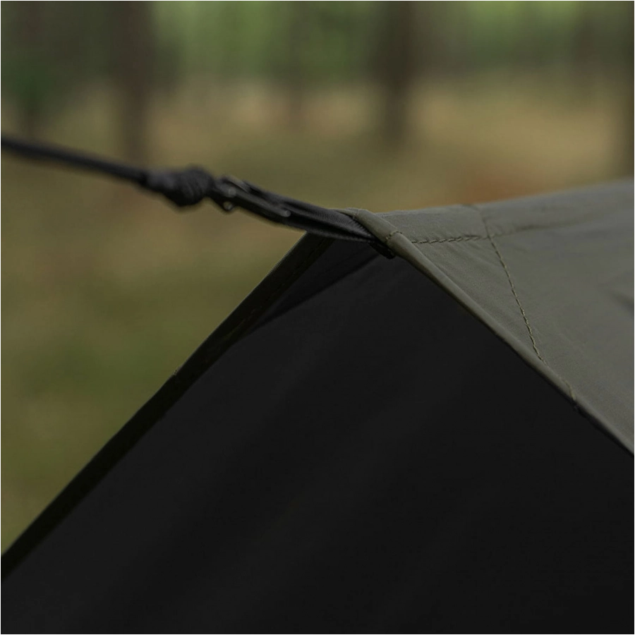 Tarp TigerWood T2 3x3, oliwkowo/czarny 2/7