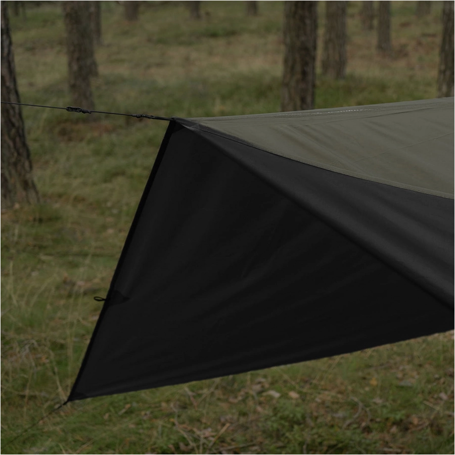 Tarp TigerWood T2 3x3, oliwkowo/czarny 3/7