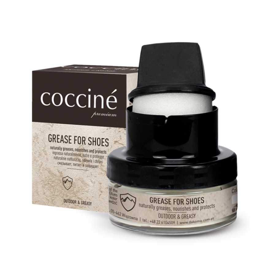 Tłuszcz ochronny do skór Coccine Grese for shoes 50 ml, bezbarwny 1/2