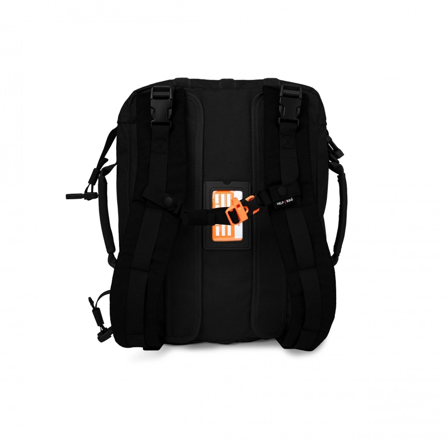 Zestaw awaryjny Help Bag Essential plecak ewakuacyjny z wyposażeniem, czarny 2/9