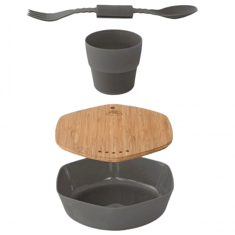 Zestaw naczyń turystycznych Robens Leaf Meal Kit Antracyt 2/10