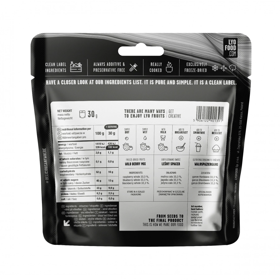 Żywność liofilizowana LYOFOOD Leśny spacer 30 g 2/3