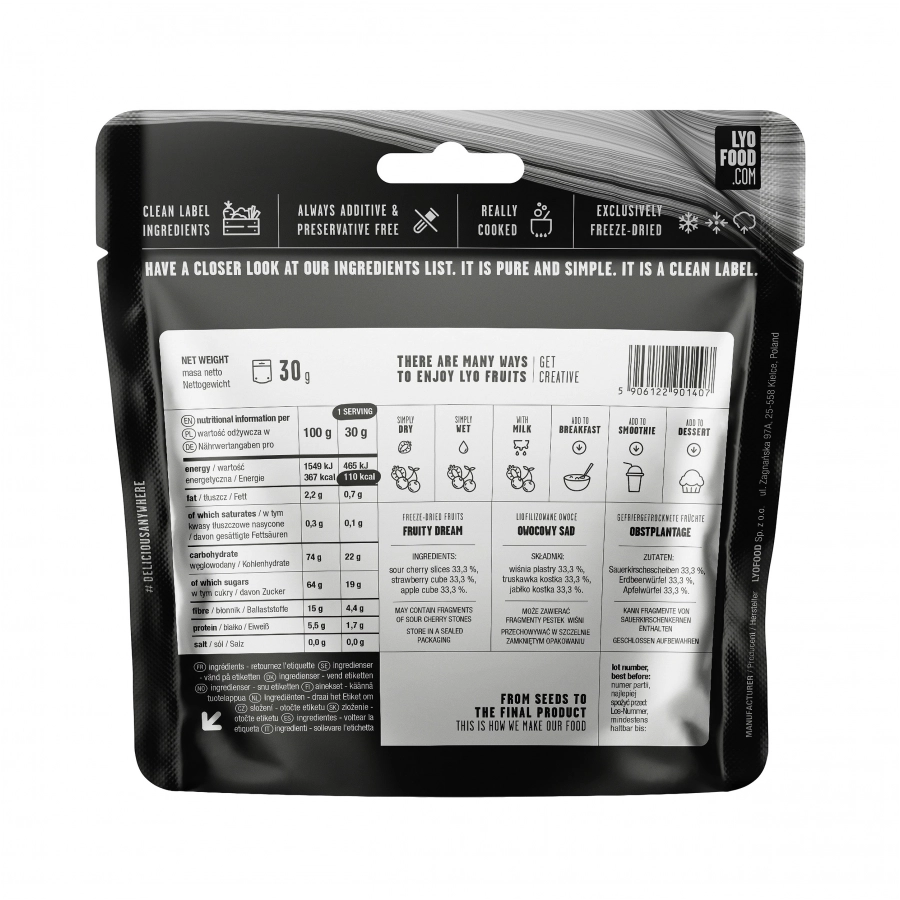 Żywność liofilizowana LYOFOOD Owocowy sad 30 g 2/3