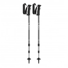 Kije trekkingowe LEKI Voyager 110-145 cm - silver-grey 1/2