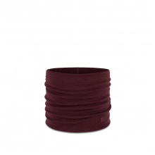 Komin Buff Heavyweight Merino Wool - solid garnet 1/2
