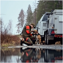 Kurtka Härkila Pro Hunter Dog Keeper GTX willow green / orange 2/2