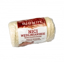 Nici wędliniarskie Browin bawełniane białe (240°C) 100 g 55 m 1/2